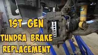 1st Gen Toyota Tundra Front Brake Disc and Pad Replacement. (2000-2007)