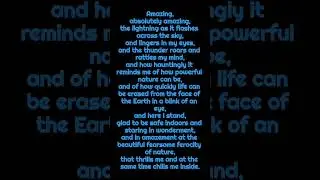 Amazing, a poem by Benjamin Arthur Robinson. Check out: www.poetry247365.com