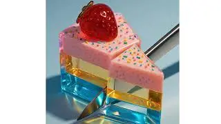 Cuting fruits made of glass and relaxing asmd sound#comedy
