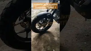 Yamaha XSR Custom Scrambler Tahap 1 #motorcustom #yamahaxsr #xsr #bengkelmotorcustomtasik #scrambler