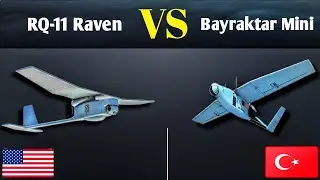 Турецкий мини-БПЛА Bayraktar против американского БПЛА RQ-11 Raven (Дрон)