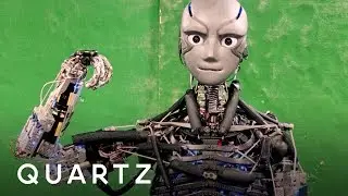 This robot works out
