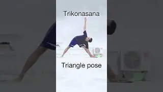 🌟 Trikonasana: Dive into the Transformative Triangle Pose! #Trikonasana #TrianglePose #YogaTutorial