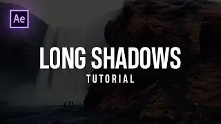 After Effects Tutorial: Long Shadow in After Effects - No Plugins Required