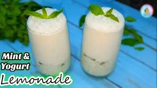 Mint & Yogurt Drink | Persian Yogurt & Mint Drink Recipe | Refreshing Yogurt Drink | Doogh Recipe