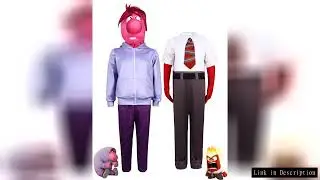 Anime Movie Inside Out Anxiety Cosplay Costume Joy Anger Fear Cos Outfits For Adult Kids Halloween S