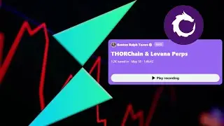 Will THORChain $RUNE volume explode after Levana $LVN perps launch? Recording of X space!