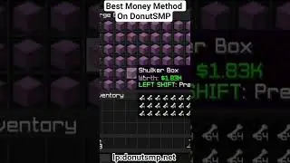Best Money Method On Donut SMP! #minecraft #donutsmp #drdonut