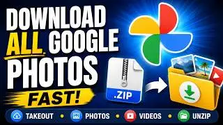 How to Download ALL Google Photos& Videos at Once - 2026  (Save Photos & Videos Easily!) 📸🎥