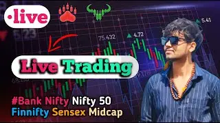 Nifty50 Bank Nifty Sensex Finnifty Live Option Trading Analysis with TecnoSanket
