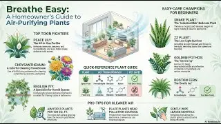 💚 21 Best Air-Purifying Indoor Plants (NASA-Tested for Cleaner Air) 2026 edition