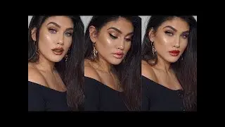 HUDA BEAUTY LIP STROBES SWATCH/REVIEW | LATECIA THOMAS
