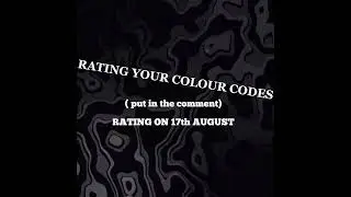 Rating your colour codes
