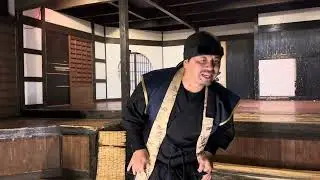 肥前夢街道忍者村　2025/9/20 忍者ショー米村矢一vs黒獅子①