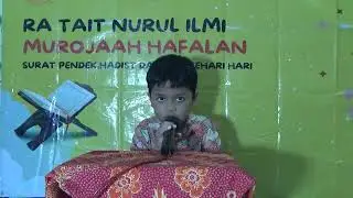 MUROJA'AH HAFALAN SEMESTER 1 TA 25/26 SURAT PENDEK, HADIST, DAN DOA SEHARI-HARI ANANDA RYANDRA B2