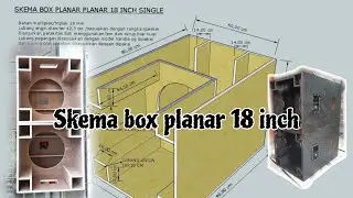skema box planar 18 inch single bas jauh || horeg
