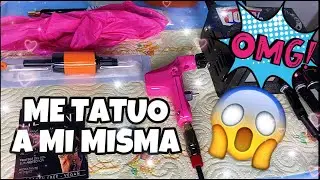 ME TATUO A MI MISMA💉 😱| AUTOTATTOO