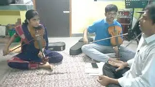  Shyamela Meenatchi #Nottuswaram #Violin class #Teaching Method  #Music#Violin class Thiruvallur