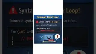 This java for loop not compile 😱 ||@TECHFLOW_NOW #java #trending#shorts#learning#tech#codingtips