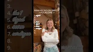 Ranking Taylor Swift&rsquo;s FOLKLORE Album!!! 🌲📝🫶🏻 #folklore #taylorswift #rankingtaylorswiftsongs