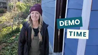 Garage Renovation Begins! Demo Day + Back to the Studs | Future Home Gym Build [ep.22]