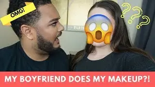 MY BOYFRIEND DOES MY MAKEUP?! | Katilyn Boyer | J Roundtree |