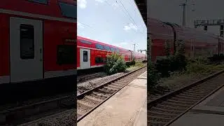 Durchfahrt von einem Siemens Desiro HC (Baureihe 1162) in der Rothenburger Stra&szlig;e in N&uuml;rnberg