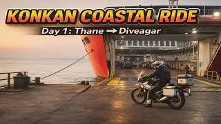 Konkan Coastal Ride | Day-01 | Thane to Diveagar | Our First Couple Ride 🌊🏍️| #maharashtra #konkan 