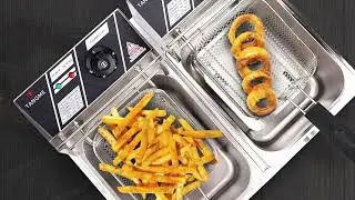 ⚡ Heavy-Duty Commercial Deep Fryer &ndash; 20QT Capacity for Restaurants & Events!