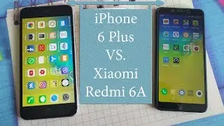 Speedtest iPhone 6 plus vs  Xiaomi Redmi 6a