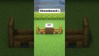 Minecraft Chessboard ♟️😱 #shorts #minecraft #buildhacks