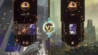 Legends of Runeterra: Elusive, Block  vs Challenger, Rally (I won't be lucky next time)