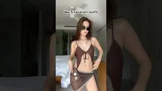 day 5: the brown bikini set that got over 3M views on insta🙊🥥🌴 #styleinspo #ootd