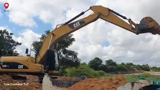 Powerful 320DExcavator Digging a Giant Pit! Almost Turns into a Lake | Epic Construction Work