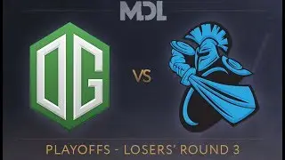 OG vs Newbee Game 1 - MDL 2017 Losers' Round 3 - @GoDz @DakotaCox @KBBQ