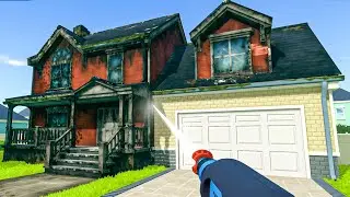 Cleaning The Dirtiest Haunted House Ever In PowerWash Simulator