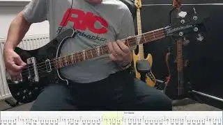 The Stranglers - Something Better Change bass cover with TAB (No JJ Burnel) Rickenbacker 4003