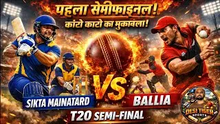 1st semi final Sikta Mainatand VS Balliya T20 | #cricket