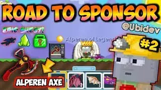 Road To Sponsor Item !! #2 *Alperen Axe* (Spend 1000Dl ) | GrowTopia