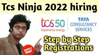 Tcs Ninja 2022 hiring | Step by Step Registrations | Eligibility Criteria | Full Details | Jobs Adda