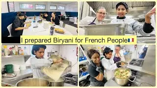 I Prepared Biryani for French People in France🇫🇷||SPURTHI VLOGS||