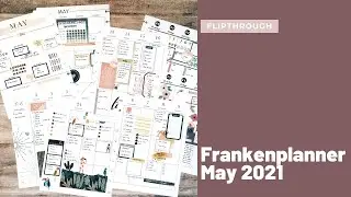 Planner flipthrough | Frankenplanner | May 2021