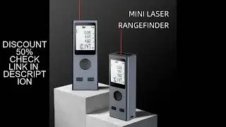 NOHAWK Mini Laser Distance Meter USB Rechargeable Portable Handheld Digital Laser Tape Measure Range