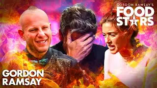 The Most DRAMATIC & EMBARRASSING Moments | Food Stars | Gordon Ramsay