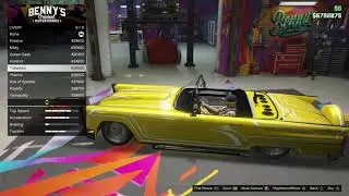 GTAV Online Benny's Payote/Manan Vagos Gang Cars