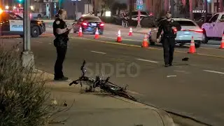 Vehicle vs Bike in Escondido