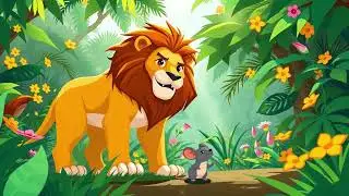 The Lion and the Tiny Mouse - Story land Adventures - story for kids