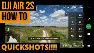 HOW TO DO QUICKSHOTS ON THE DJI AIR 2S!!!!