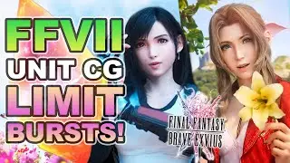 Final Fantasy Brave Exvius - Final Fantasy VII (REMAKE) - NV Aerith and Tifa CG Limit Bursts!
