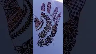 ||Minimal front hand Mehndi design|| ||Quick and easy|| #henna #fronthand #ytshorts